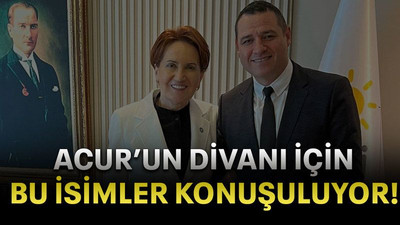 Acur’un divanı için bu isimler konuşuluyor!